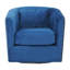 Fauteuil demi-tonneau pivotant de 29 po Abagail-606033530