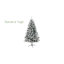 Arbre de Noël enneigé et givré avec lumières DEL fixes / constantes-686973253