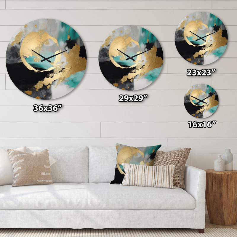 Horloge murale abstraite V, Grand