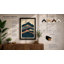 Mount Fuji in Layers Japandi Framed Print-2112807629-2112807622