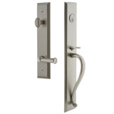 Fifth Avenue One-Piece Dummy Handleset with S Grip and Georgetown Lever