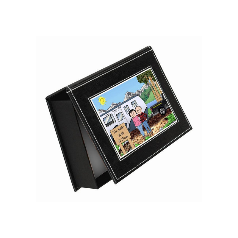 Faux Leather Memory Box