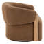 Fauteuil d'appoint pivotant rembourré Denice Longfield-112983102