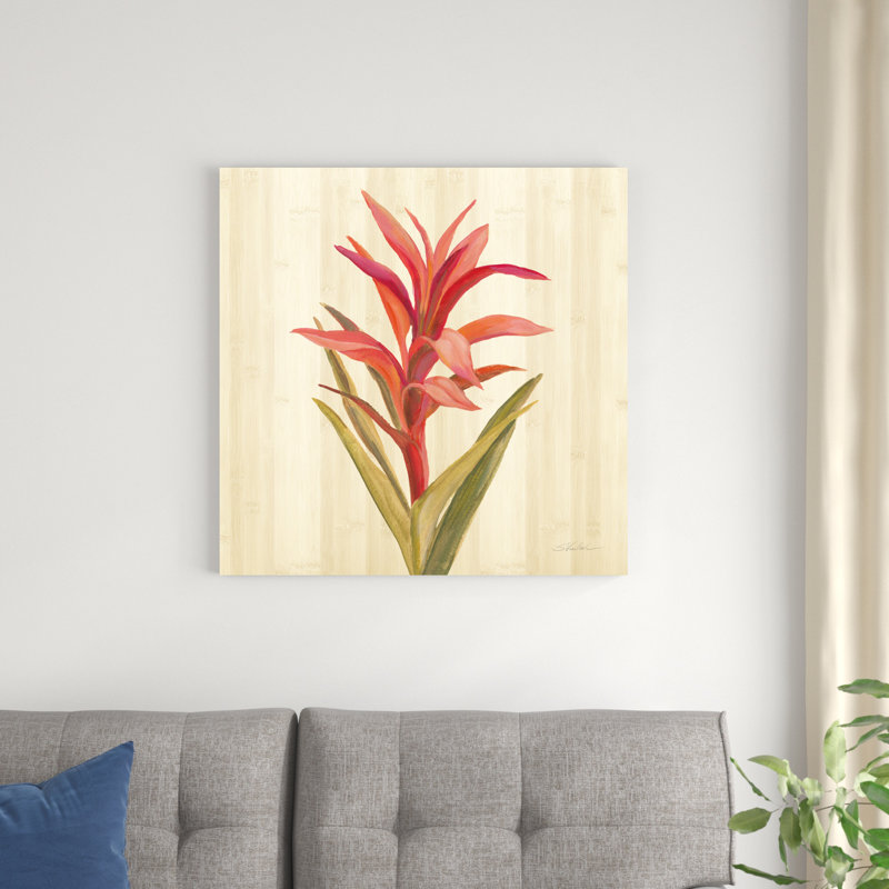 «Tropical Garden III» par - Impression sur toile tendue, H 30 po x l 30 po