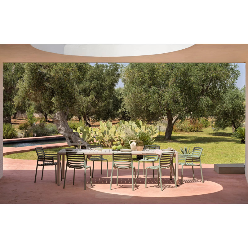 Doga Outdoor Dining Side Chair, Mint