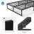NapQueen Alpha New Metal Platform Bed Frame, Mattress Foundation with Steel Slats-1557537210