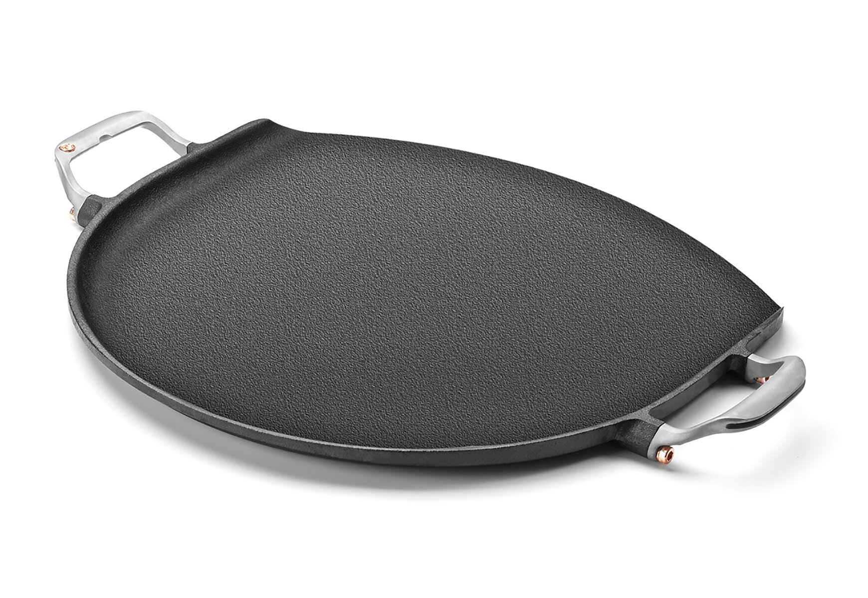 Cast Iron Pizza Pan-14 Inches Skillet for Cooking, Baking, Grilling-Durable  by Home-Complete