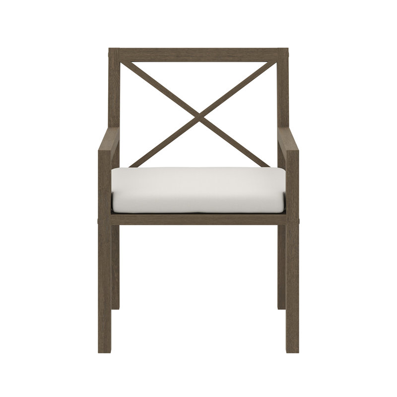 Chaise de salle à manger d'extérieur en teck Northlake