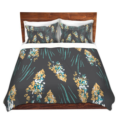 Polyester Floral Duvet Cover