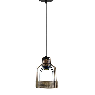 Kappa 1 - Light Brushed Coppera Pendant