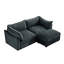 Canapé modulaire en L avec repose-pieds mobile-2083257754