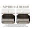 MEJE 508mm W Double Bowl Ceramic Farmhouse / Apron Kitchen Sink