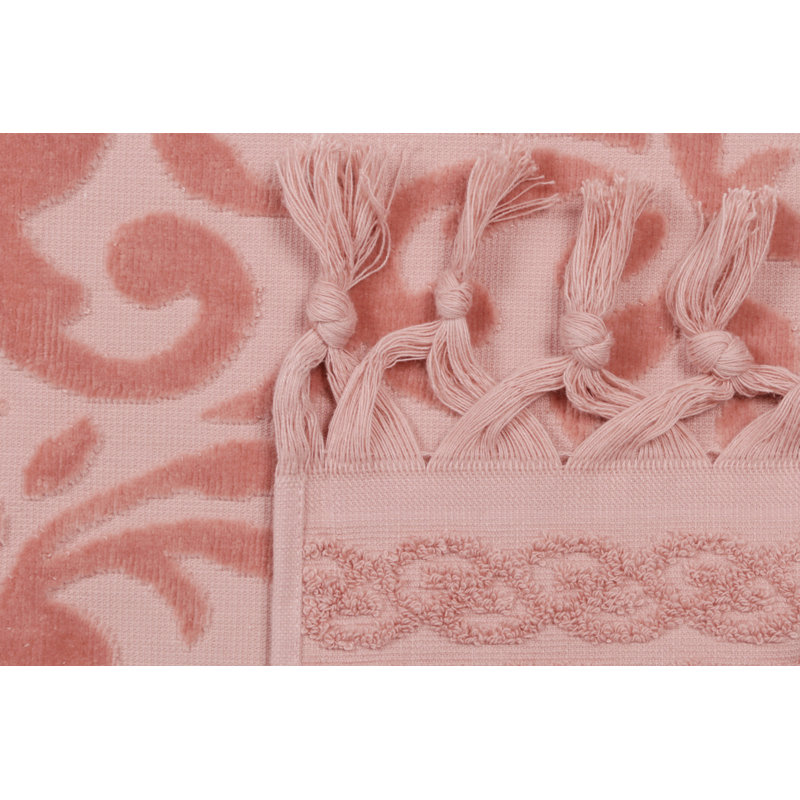 Débarbouillette 100% coton Greenburgh, Vieux rose