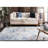 Harty Oriental White/Royal Blue Area Rug-1265123304