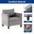 7-Pieces Patio Sofa Sets with 28'' Fire Pit Table, PE Rattan Wicker for Patio , Deck and Yard-1664110540-1664110534