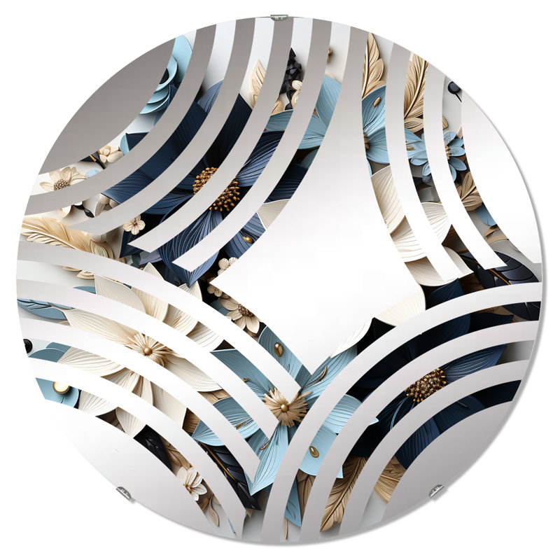 Circle Wall Mirror, 23.6" x 23.6"