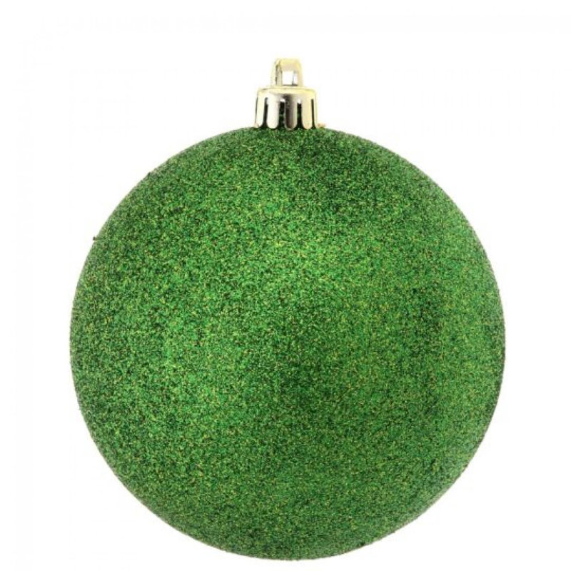Ornements boule scintillante, 6, Vert