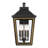 Michalena Matte Black + Textured Gold Outdoor Lighting-1830079190