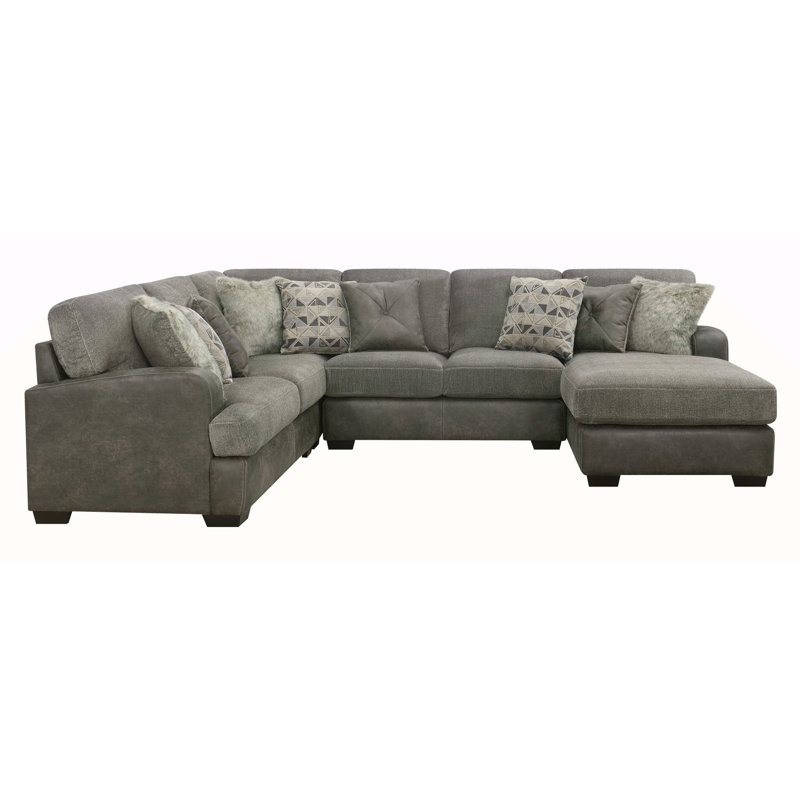 Canapé modulaire gris 4 pièces