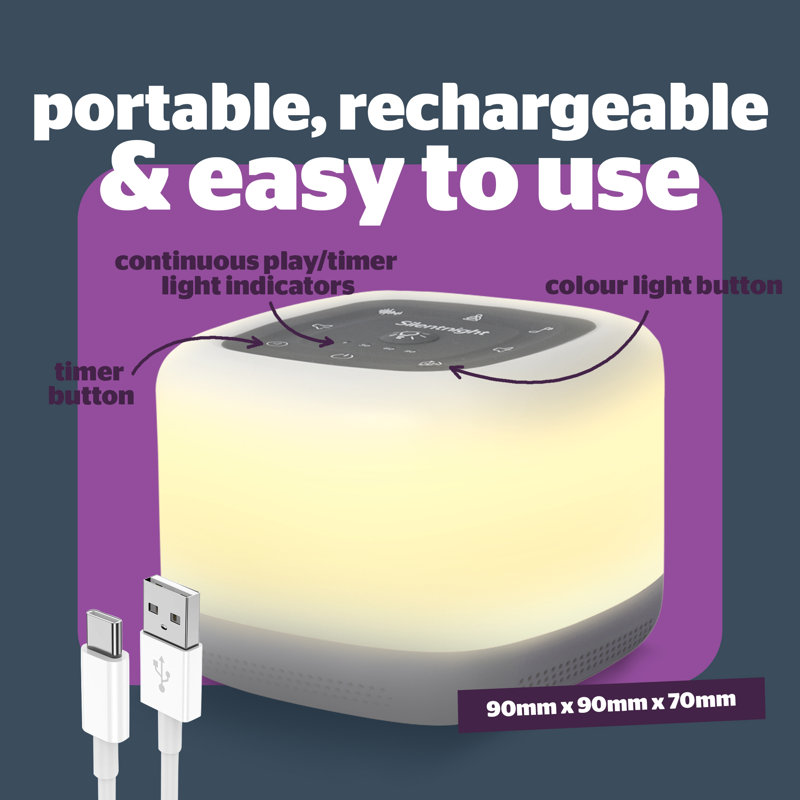 Silentnight Deep Sleep Night Light and Sound Machine