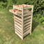 Whisman 60cm W Solid Wood Shelving Unit
