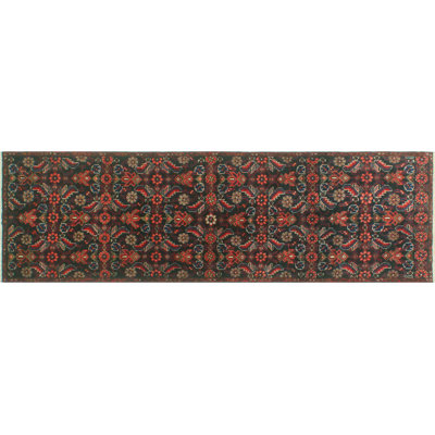Nieo One-of-a-Kind 2'8" X 9'1" 1980s Runner Wool Area Rug