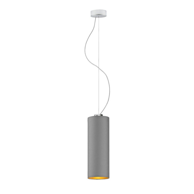 Ricki 1 - Light Single Pendant, Grey, Silver