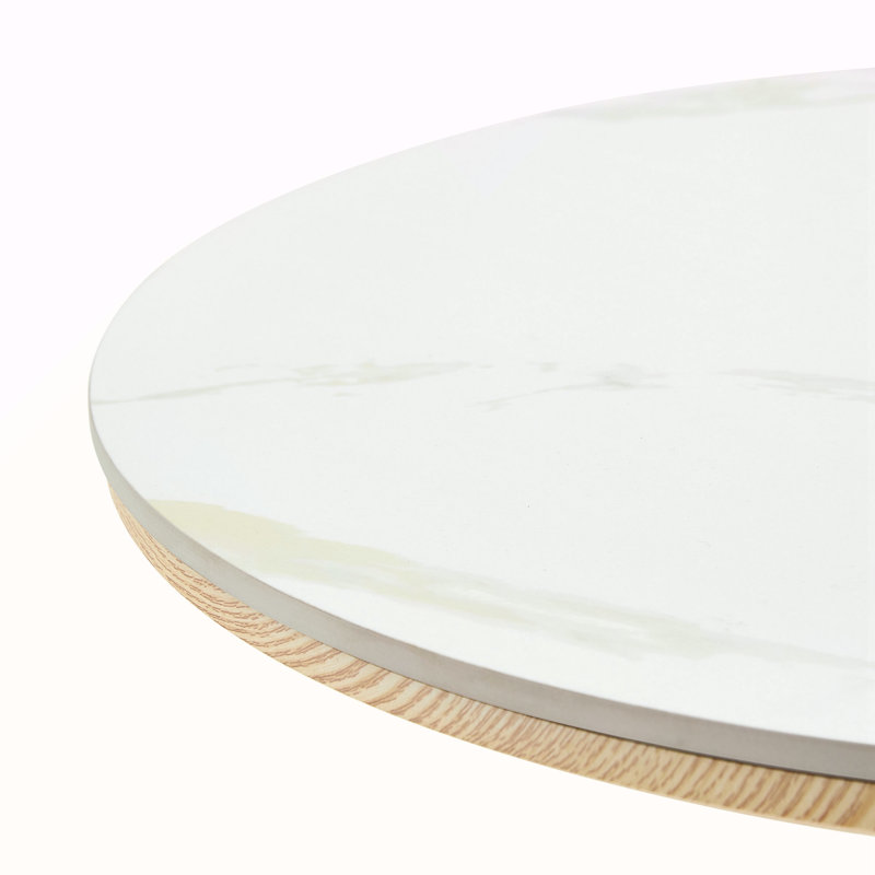 Table de bar Rock Slab, Argent