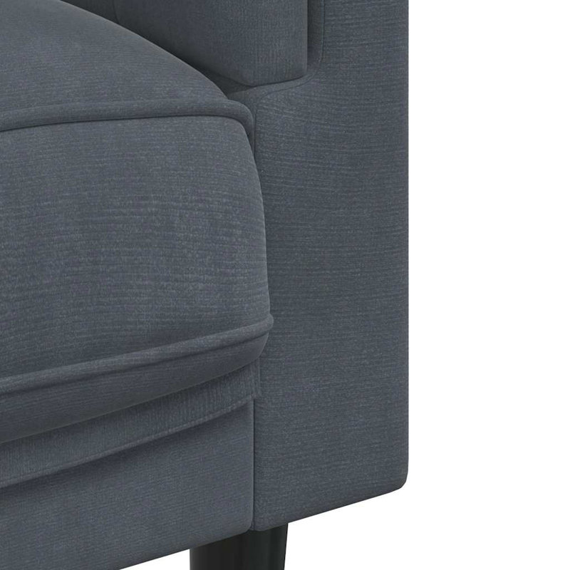 Canapé Muk Designs, Gris, H 27,6 po x l 68,3 po x P 30,3 po