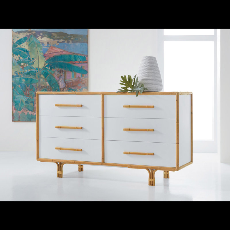 Bamboo 6 - Drawer Dresser