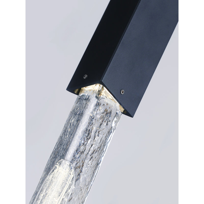 Luminaire suspendu cylindrique unique 1 lumières Guthrun