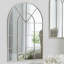 Esmeralda Metal Flat Wall Mirror