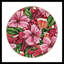 Tapis rose lavable à motif décoratif-1798111788