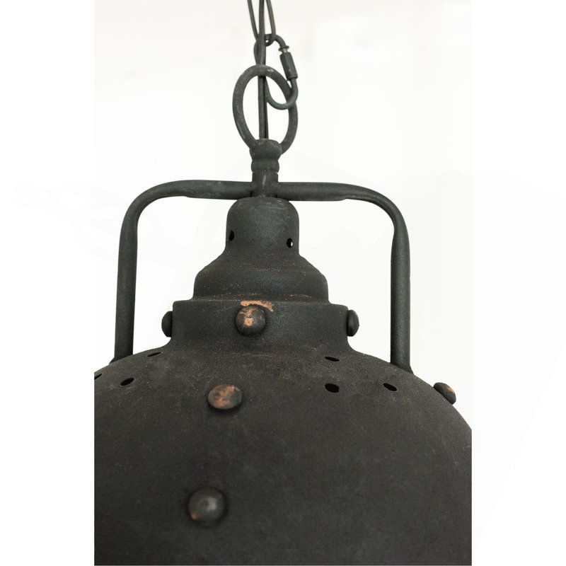 Lampe suspendue D10,4 x 11,4 po, métal
