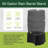 Good Ideas Rain Wizard 50 Gallon Rain Barrel Stand, Adds Room for Buckets, Black-9766457