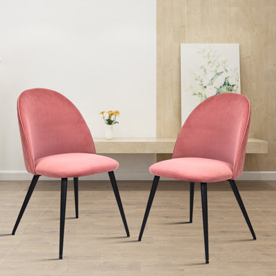 Chaise d'appoint rembourrée capitonnée en bois manufacturé