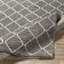 Tapis oriental gris anthracite / ivoire tissé à plat à la main Lilly-1313184235