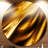 « liquid gold texture pattern », impression sur métal-20744069