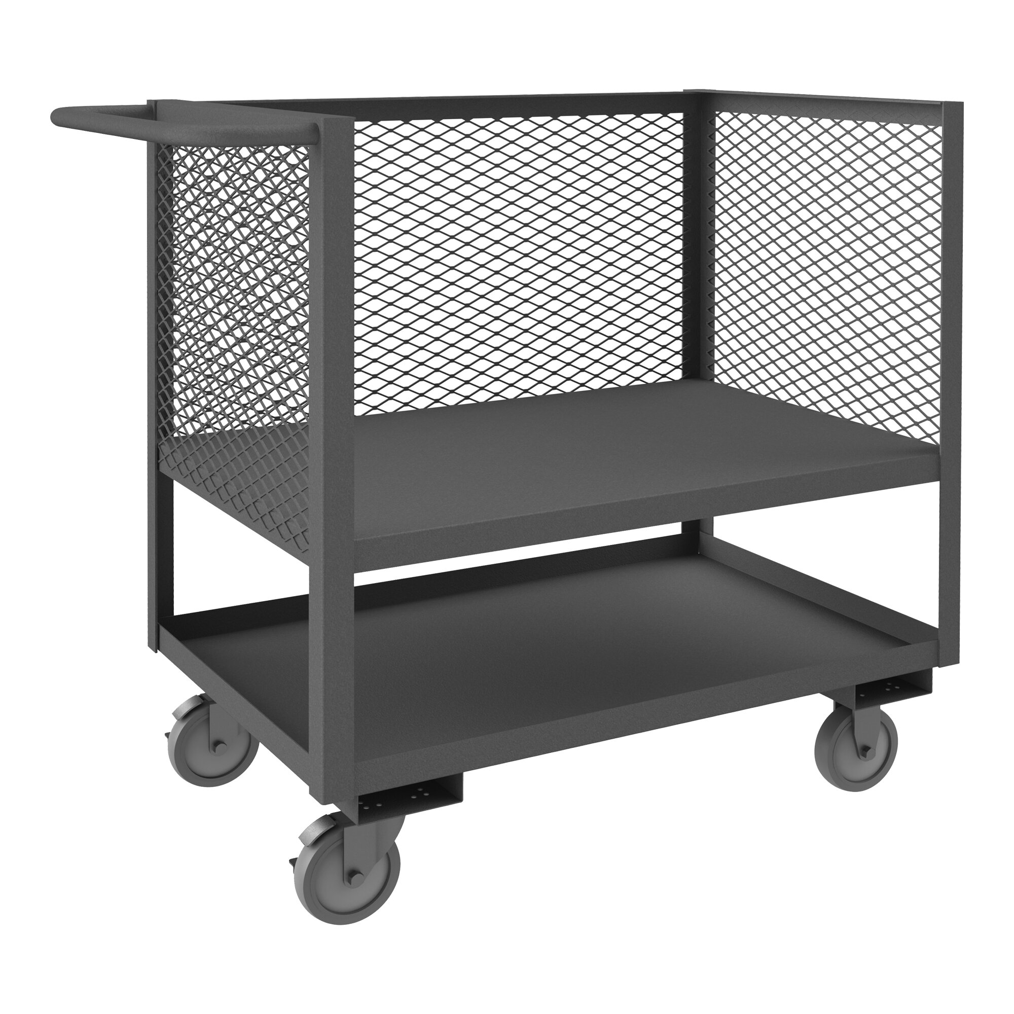 3-Tier Rolling Storage Utility Cart, Heavy Duty Craft Cart with