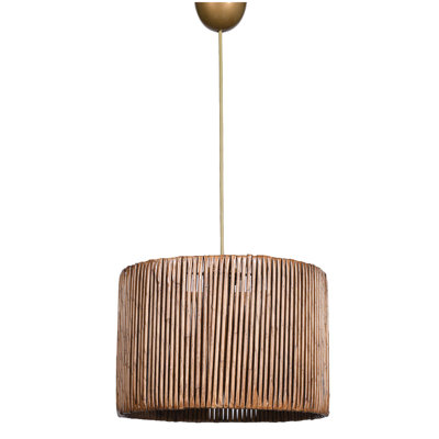 Luminaire suspendu tambour 1 lumière