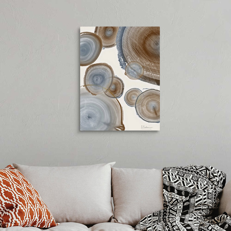 «Tree Rings» par Fultonville, reproduction de photo, H 16 po x l 12 po x P 1,5 po, Toile