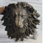Grande figurine murale buste tête de lion