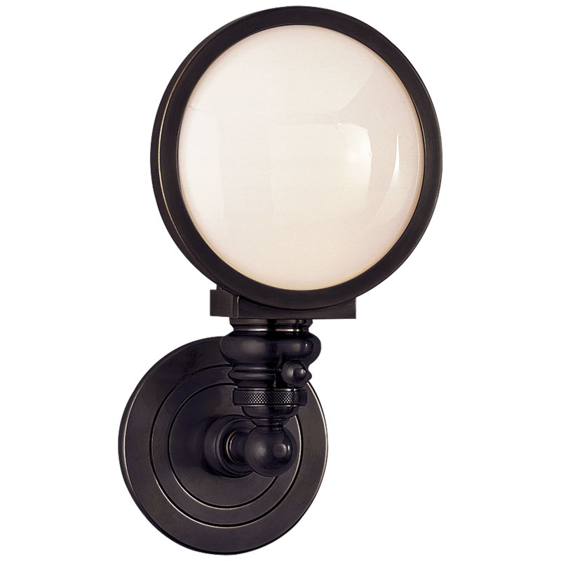 Chapman & Myers Boston Head Light Sconce, Bronze