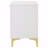 In White 2-Drawer Rectangular Nightstand-769589514