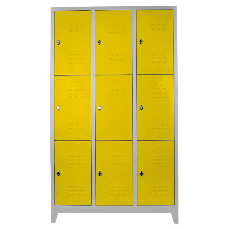 Armoire de rangement Locker, H 78,7 po x l 38,2 po x P 14,6 po, Jaune