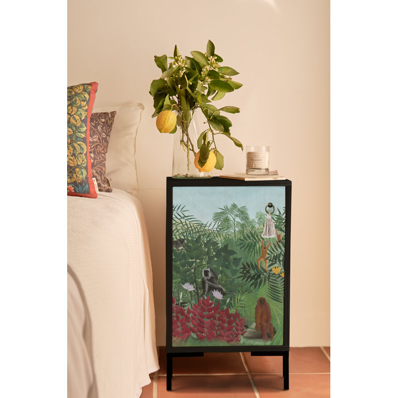 Acil 40cm W Solid Wood Bedside Table