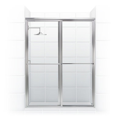 Newport Series 56" x 70" Bypass Framed Shower Door