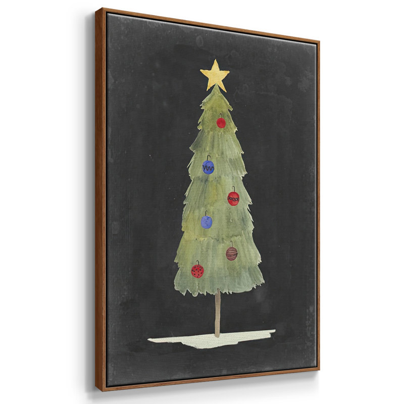 Lueur de Noël II, H 41 po x l 27 po x P 1,5 po, Noyer