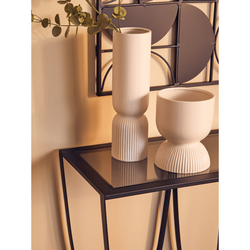 Antrione Pot Planter, White