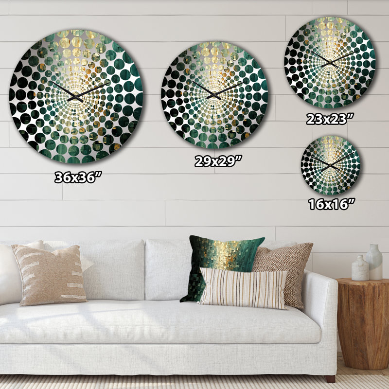 Helmut - Horloge murale peinture abstraite, Petit